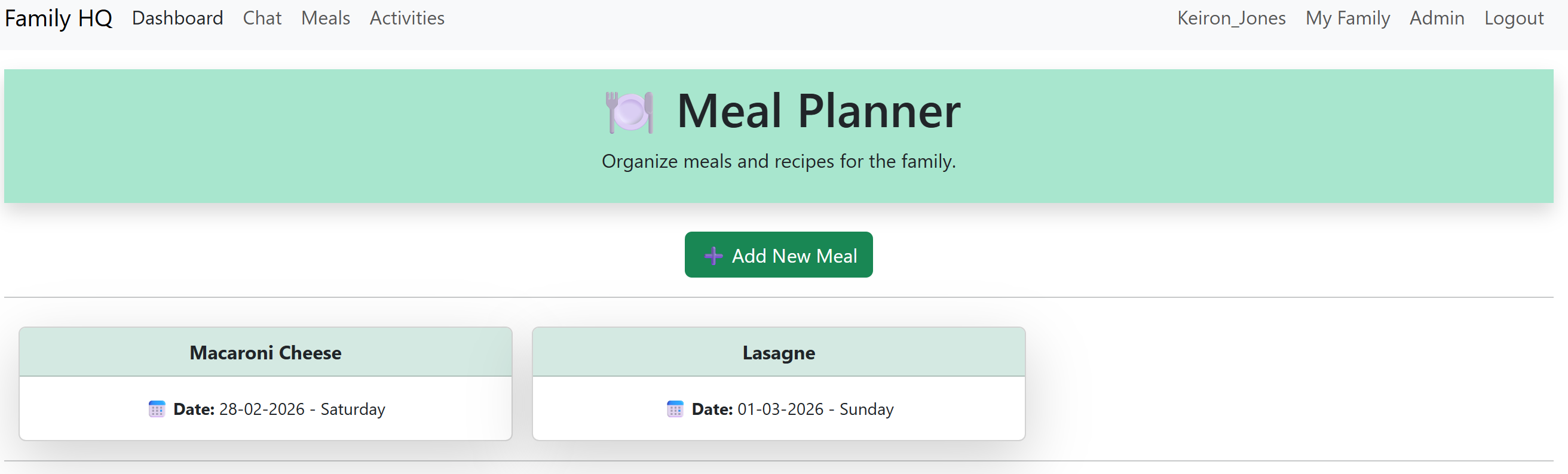 Meal Planner